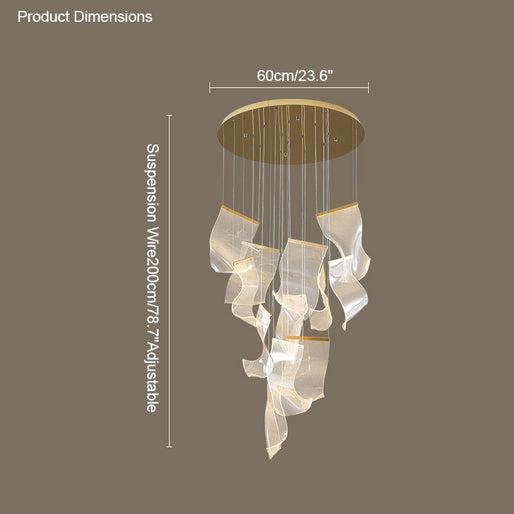 Breeze Dimmable Acrylic Chandelier