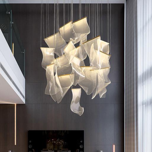 Breeze Dimmable Acrylic Chandelier