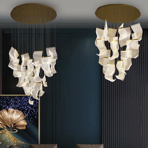 Breeze Dimmable Acrylic Chandelier