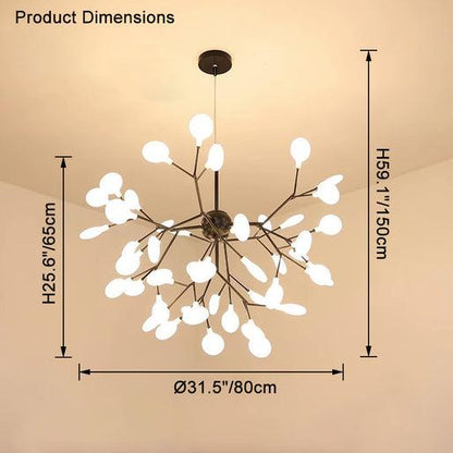 Heracleum/Firefly Chandelier