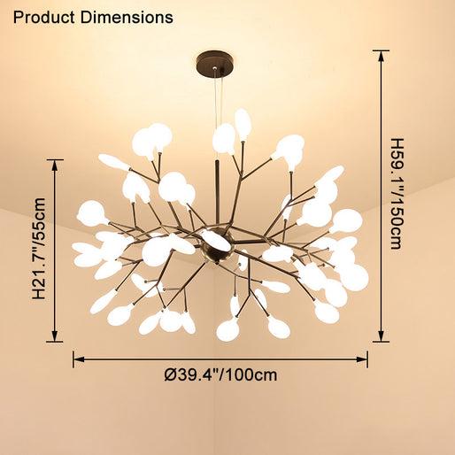 Heracleum/Firefly Chandelier