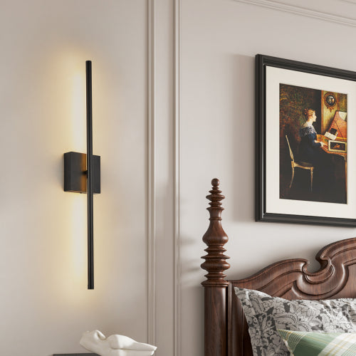 2-Pack Modern LED Wall Sconce, Minimalist Indoor Wall Light Fixtures