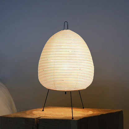 Japanese Tripod Paper Lantern Table Lamp