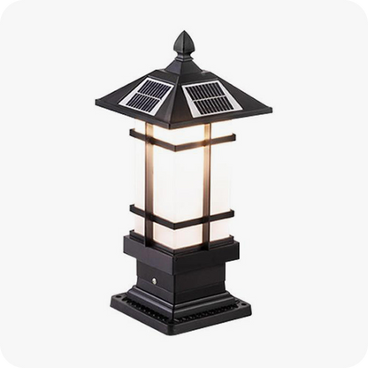 Square Outdoor Pillar Light