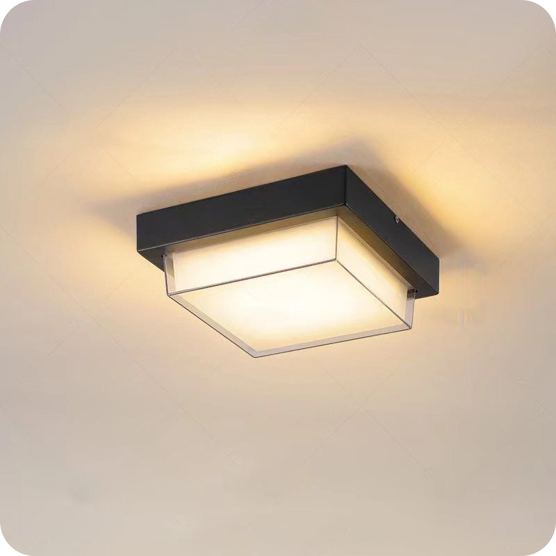 Square Outdoor Ceiling Light