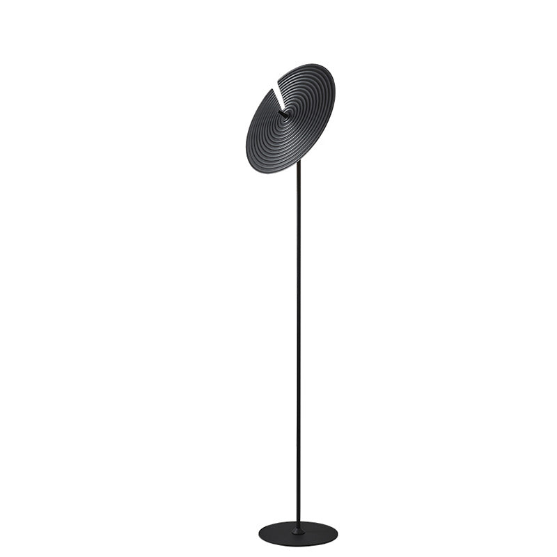 Interesting Floor Lamp with Adjustable Disc