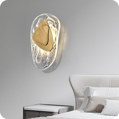 Water Ripple Sculptural Wall Sconce