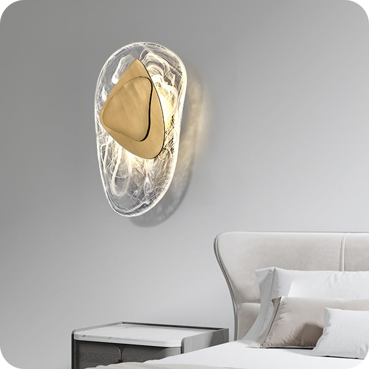 Water Ripple Sculptural Wall Sconce