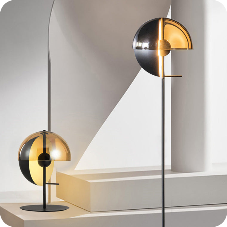 Half-spheres Floor Lamp