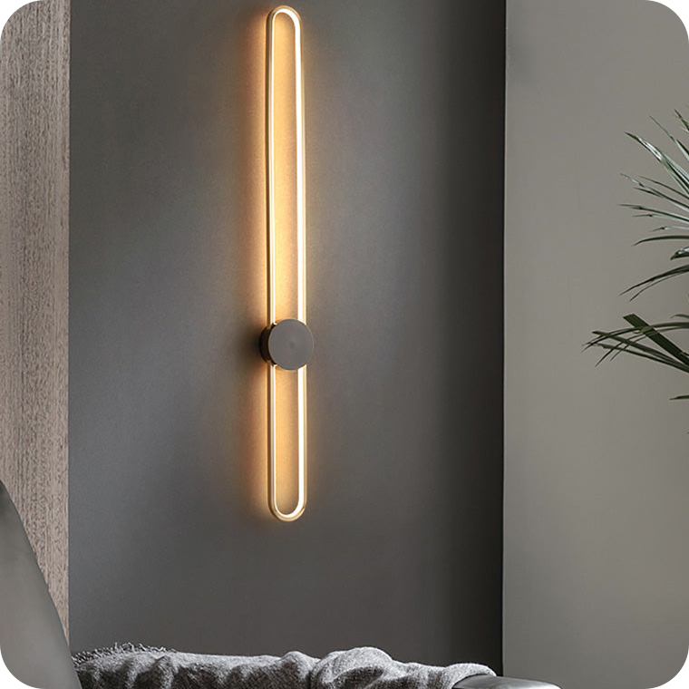 Long Oval LED Wall Sconce