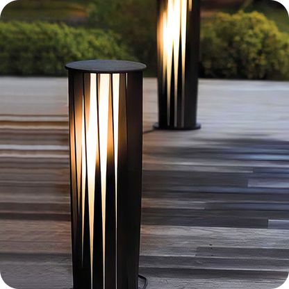 Decorative Solar Bollard Light