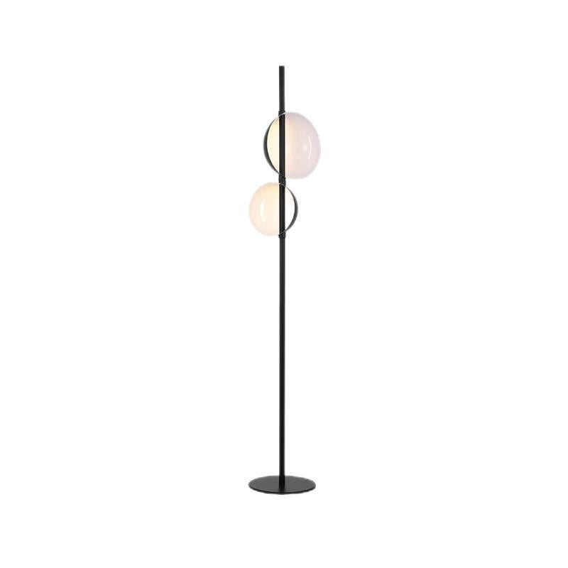 2-bulb Semi-Globe Floor Lamp