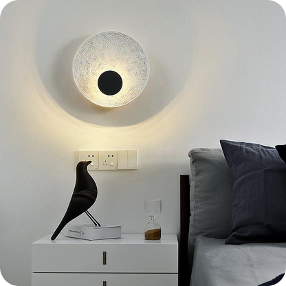 Aplique de pared con forma de disco redondo Eclipse