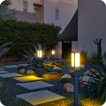 Modern Landscape Path Light IP65 Waterproof Pathway Light Aluminum Housing Bollard Lights