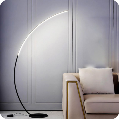 Crescent Arc LED Floor Lamp