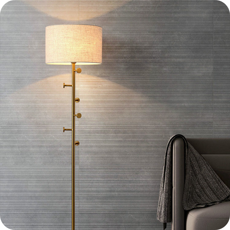 Coat Rack Tree Floor Lamp