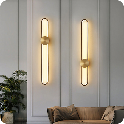 Long Oval LED Wall Sconce