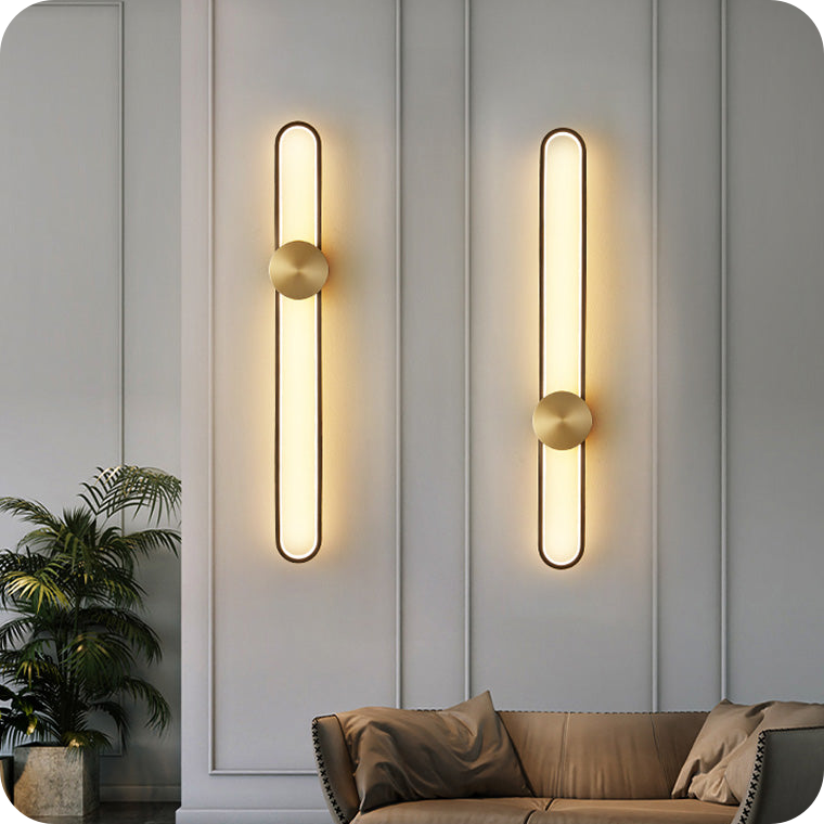 Long Oval LED Wall Sconce