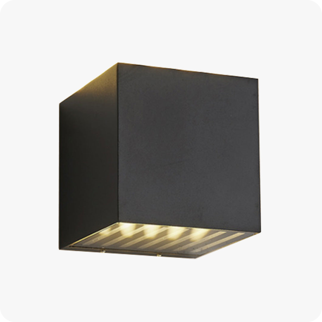 Square Outdoor Up Down Wall Light