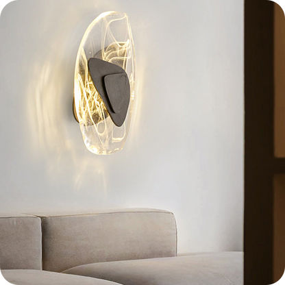 Water Ripple Sculptural Wall Sconce