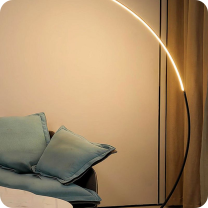 Crescent Arc LED Floor Lamp