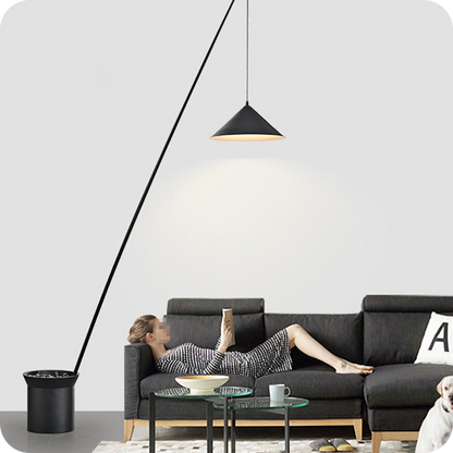 3-light Overhanging Floor Lamp