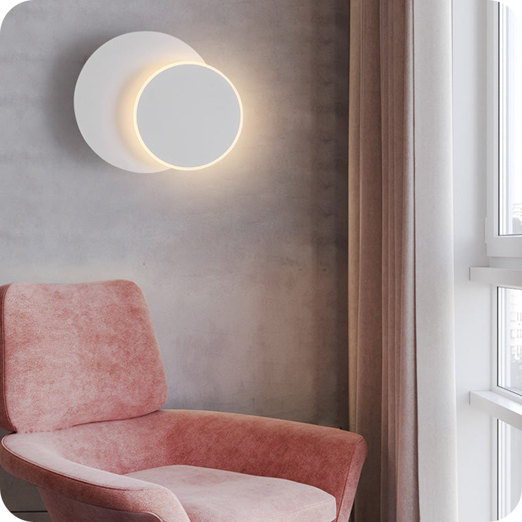 Eclipses Round Wall Sconce