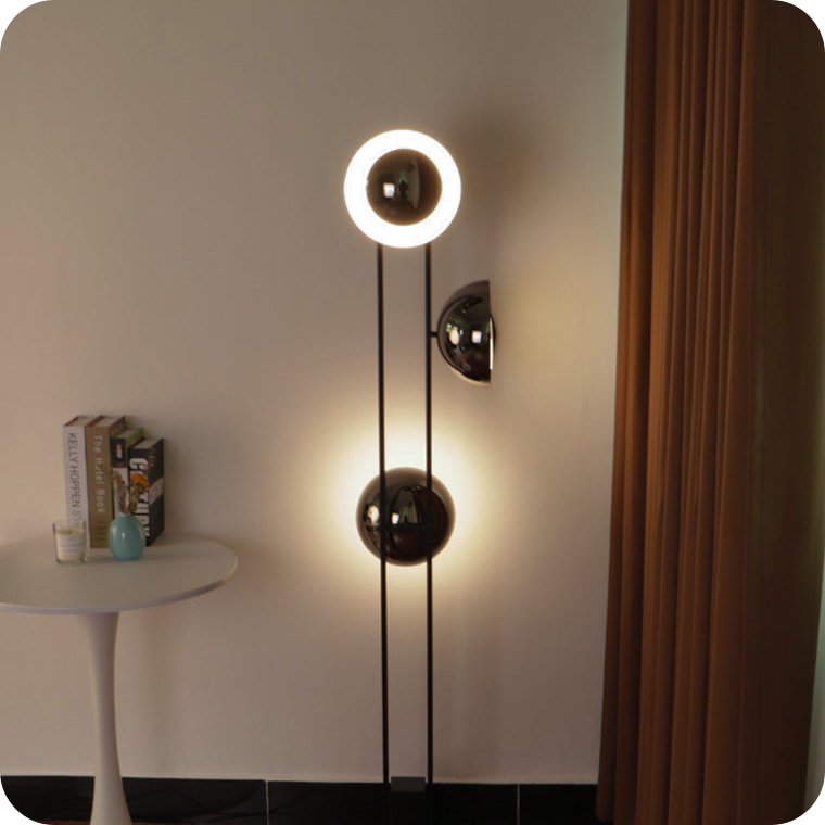 3-light Eclipse Floor Lamp