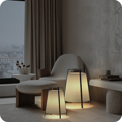 Designer Short Lantern Floor Lamp