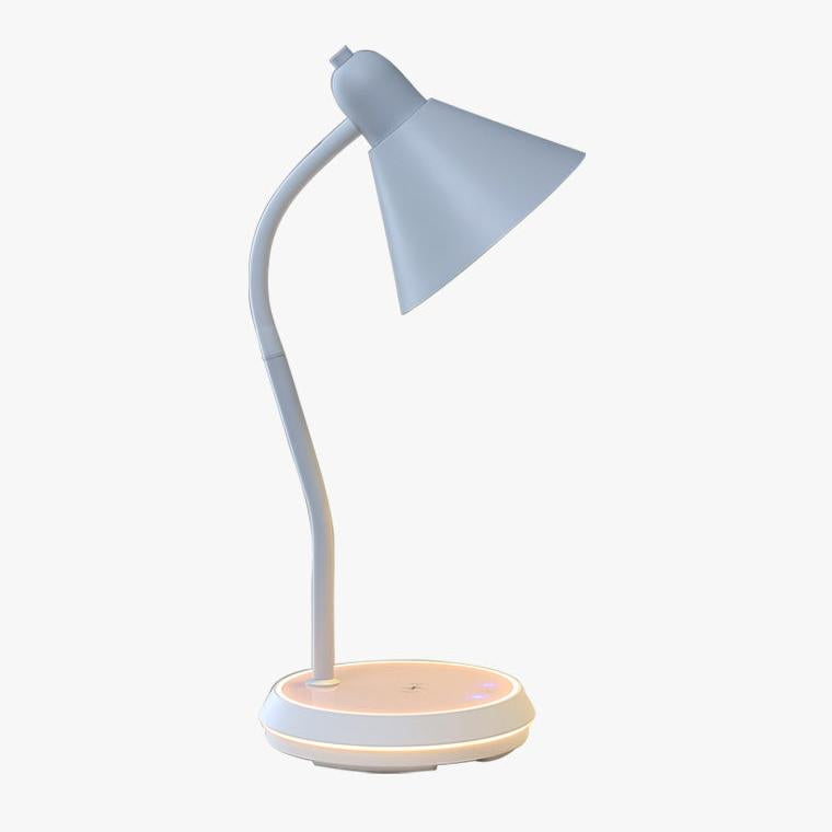 Dimmable Touch Flexible Gooseneck Desk Lamp with Wireless Charger