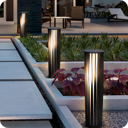 Decorative Solar Bollard Light