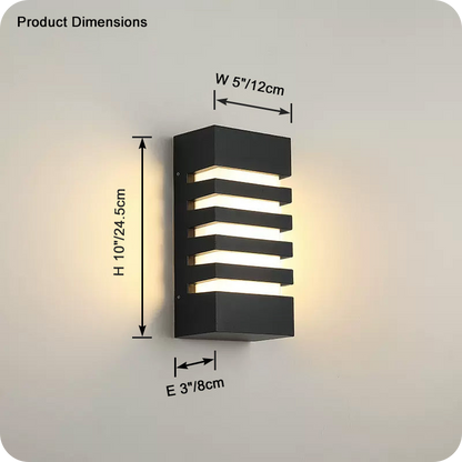 Applique murale d'extérieur Grille