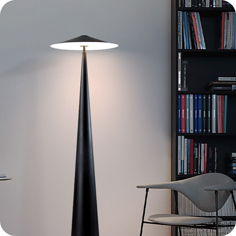 Adjustable Cone Mushroom Floor Lamps