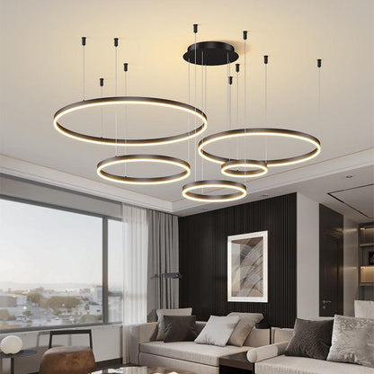 Wireless 3 LED Ring Chandelier