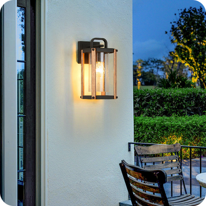 Rustic Outdoor Wall Lantern