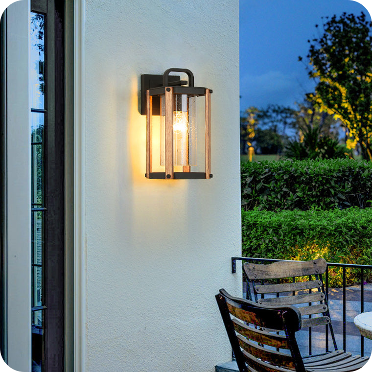 Rustic Outdoor Wall Lantern