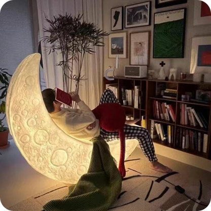 Crescent Moon Floor Lamp Christmas Lights