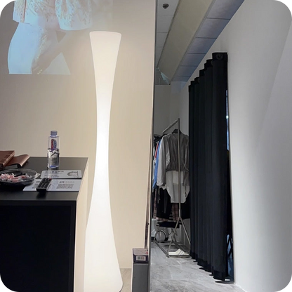 Tall Cylinder Floor Lamp with Hue Dimmer