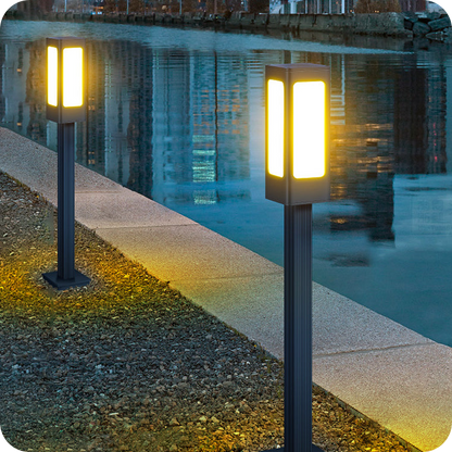 Modern Landscape Path Light IP65 Waterproof Pathway Light Aluminum Housing Bollard Lights