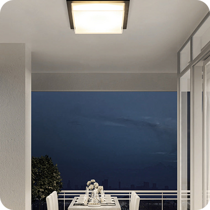 Square Outdoor Ceiling Light