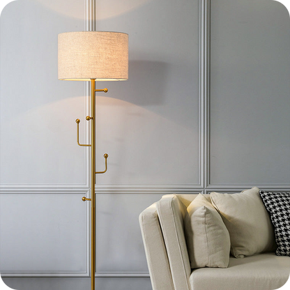 Coat Rack Tree Floor Lamp