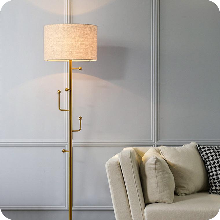 Coat Rack Tree Floor Lamp