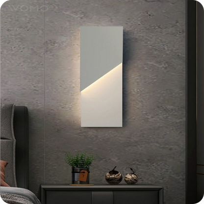 Rectangular Sculptural Art Wall Sconce