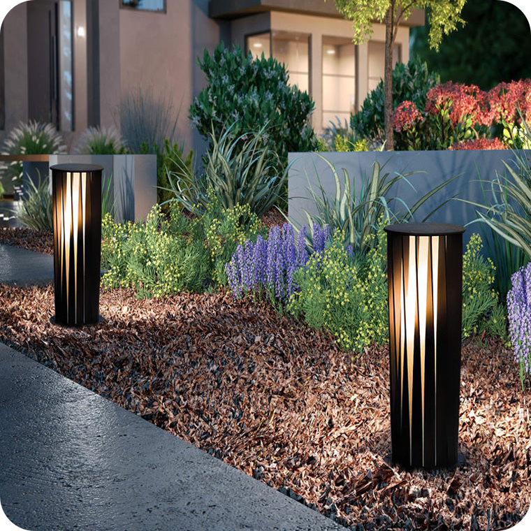 Decorative Solar Bollard Light