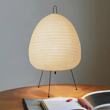 Japanese Tripod Paper Lantern Table Lamp