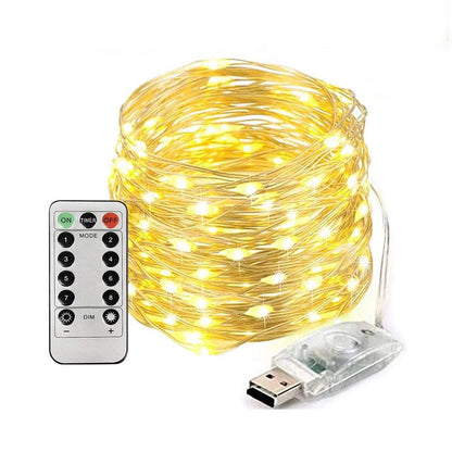 LED copper wire string lights waterproof bouquet decorative lights