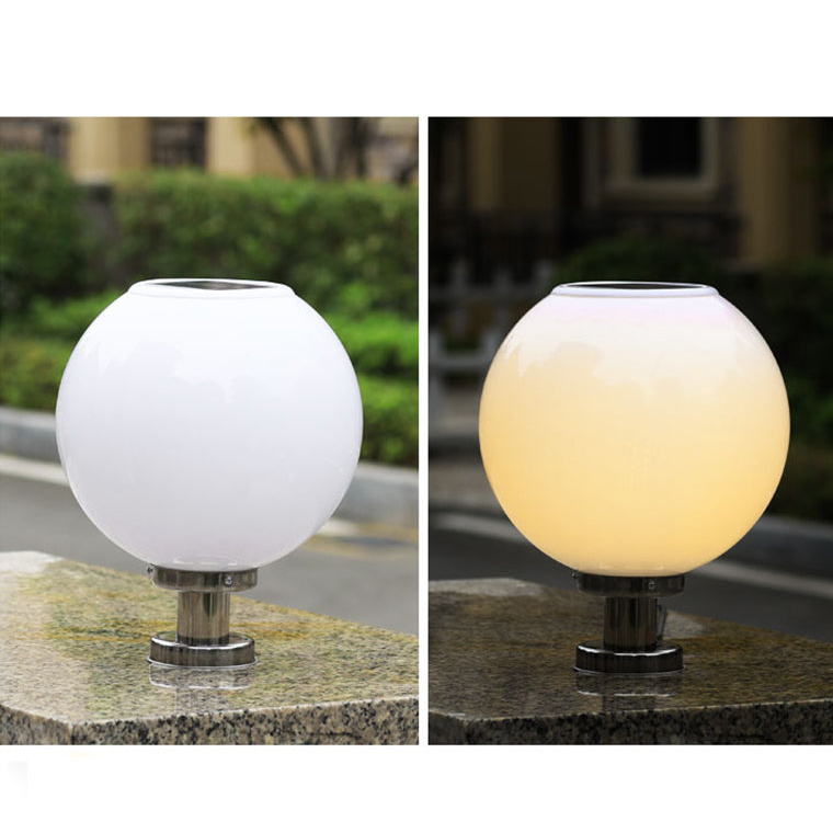 Globe Outdoor Pillar Light