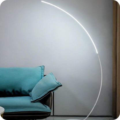 Crescent Arc LED Floor Lamp