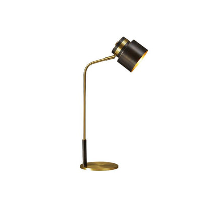 Elegant Arc Brass Reading Desk Lamp