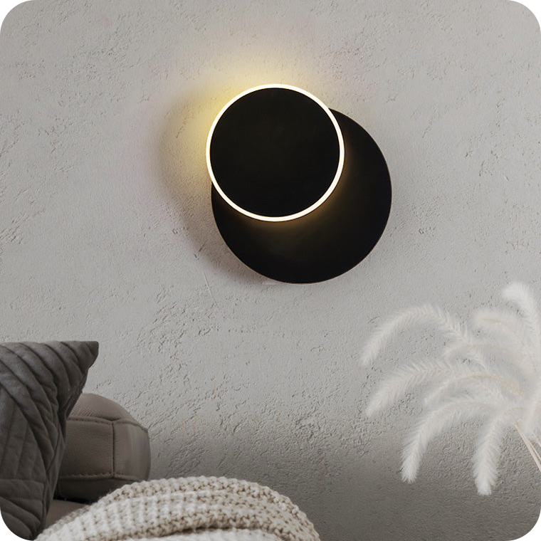 Eclipses Round Wall Sconce